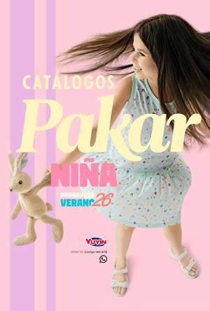 Catálogo PAKAR Niña Primavera Verano 2026